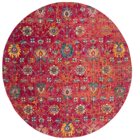 Safavieh Merlot Mer107Q Red/Multi Rug.