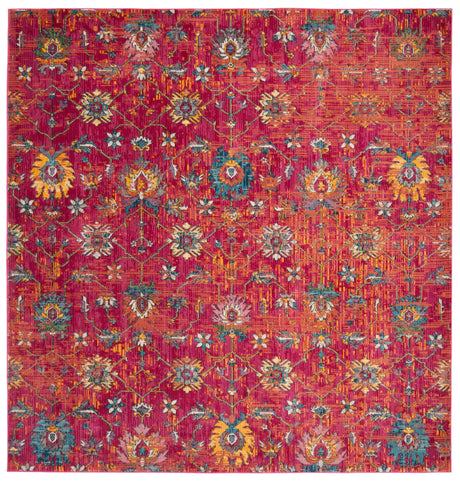 Safavieh Merlot Mer107Q Red/Multi Rug.