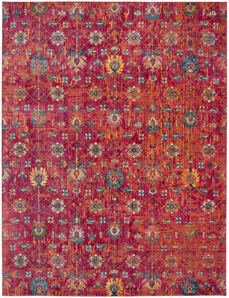 Safavieh Merlot Mer107Q Red/Multi Rug.