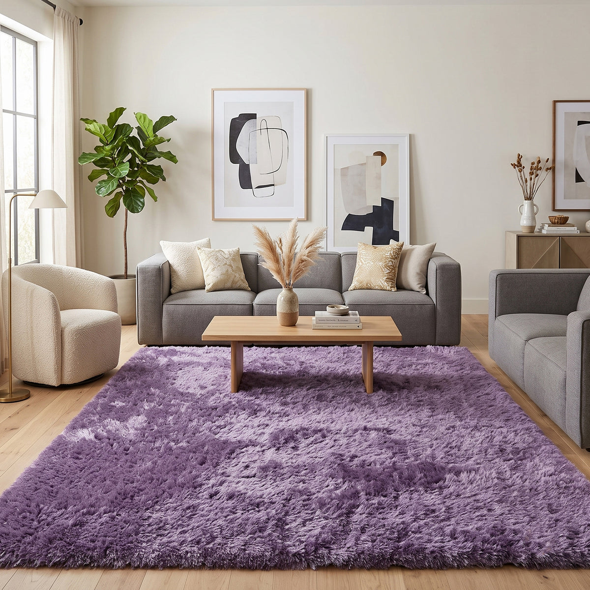Amer Metro MET-46 Purple area rug - lifestyle view