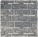 Safavieh Metro Met177Z Black/Ivory Rug.