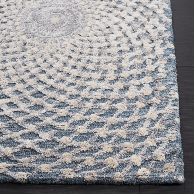 Safavieh Metro Met180F Grey/Beige Rug.