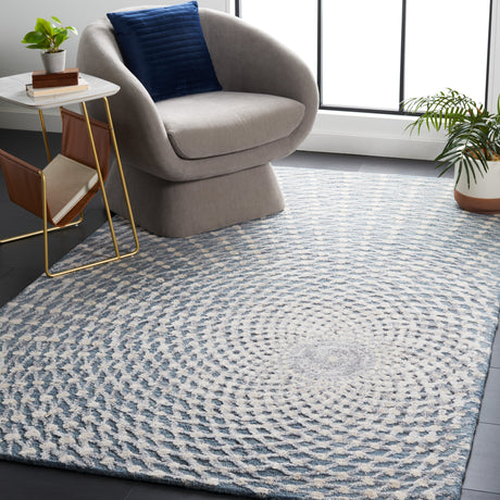 Safavieh Metro Met180F Grey/Beige Rug.