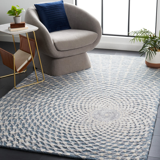 Safavieh Metro Met180F Grey/Beige Rug.