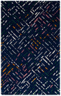 Safavieh Metro Met252N Navy/Pink Rug.