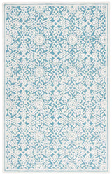 Safavieh Metro Met256L Teal/Ivory Rug.