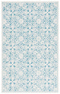 Safavieh Metro Met256L Teal/Ivory Rug.