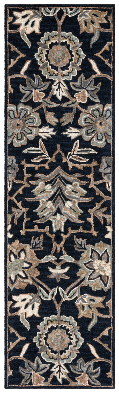 Safavieh Metro Met325Z Black/Beige Rug.