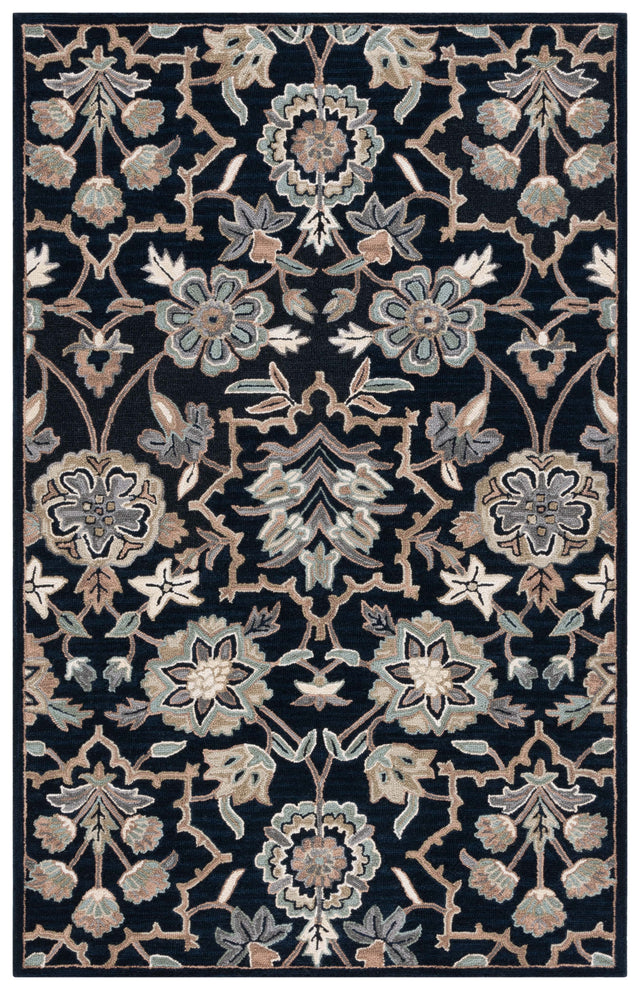 Safavieh Metro Met325Z Black/Beige Rug.