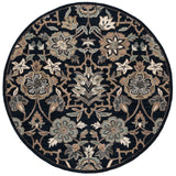 Safavieh Metro Met325Z Black/Beige Rug.