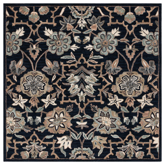 Safavieh Metro Met325Z Black/Beige Rug.