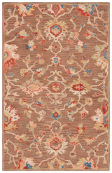 Safavieh Metro Met327T Dark Brown/Beige Rug.