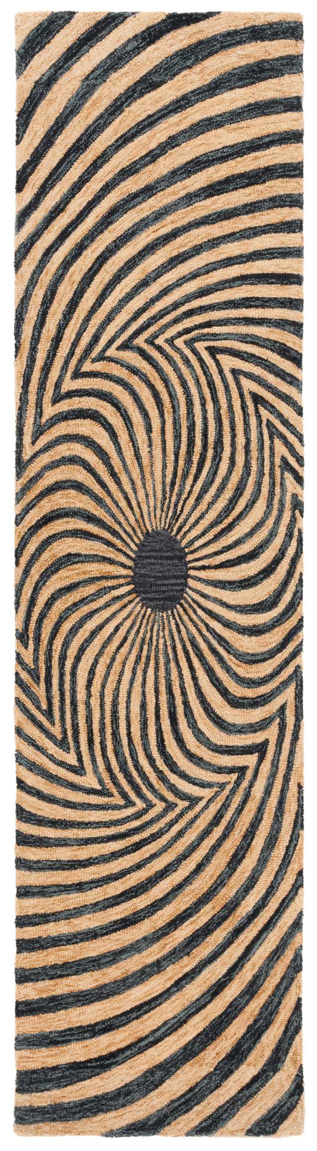 Safavieh Metro Met358Z Black/Gold Rug.