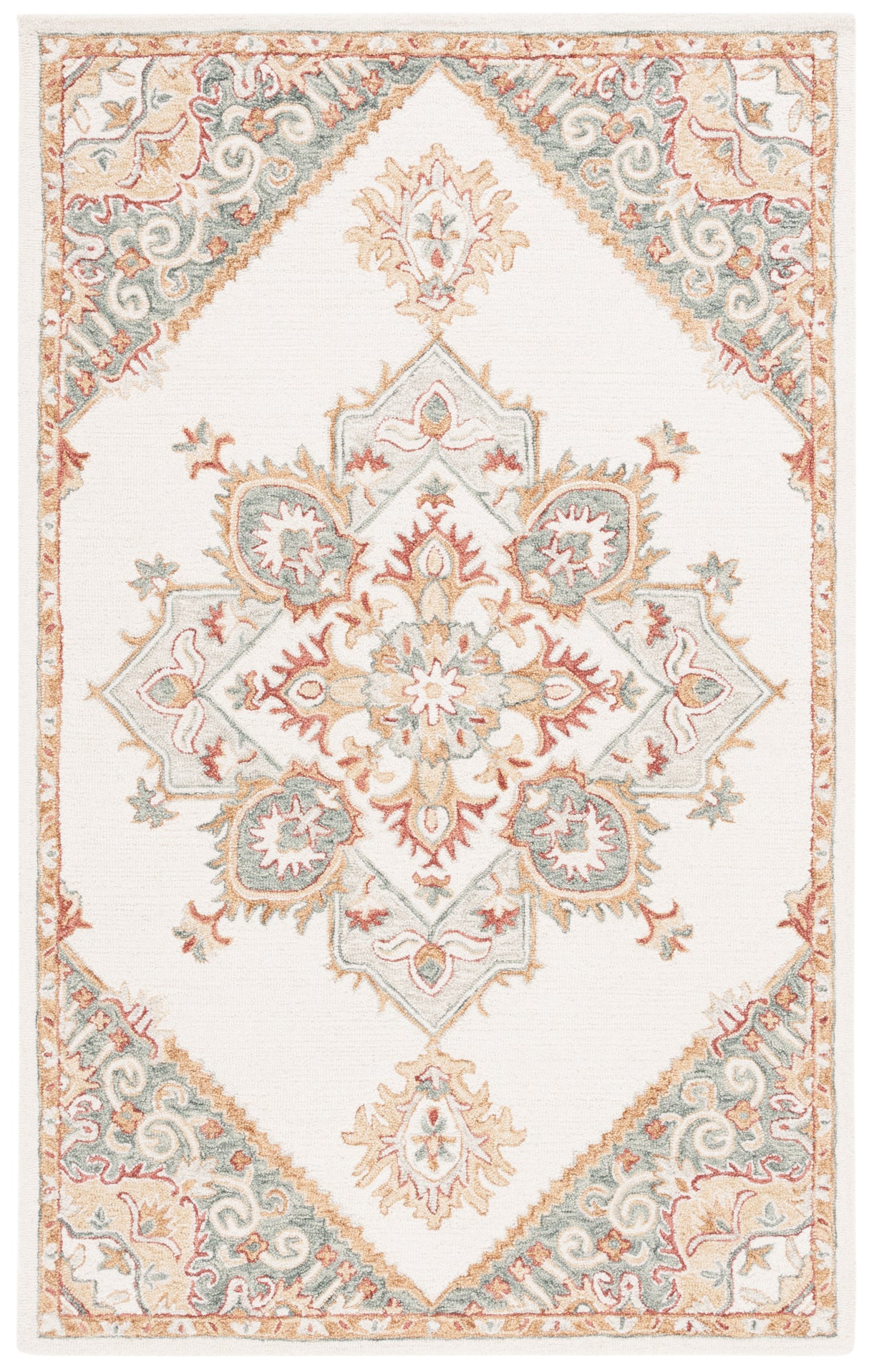 Safavieh Metro Met375A Ivory/Grey Rug.