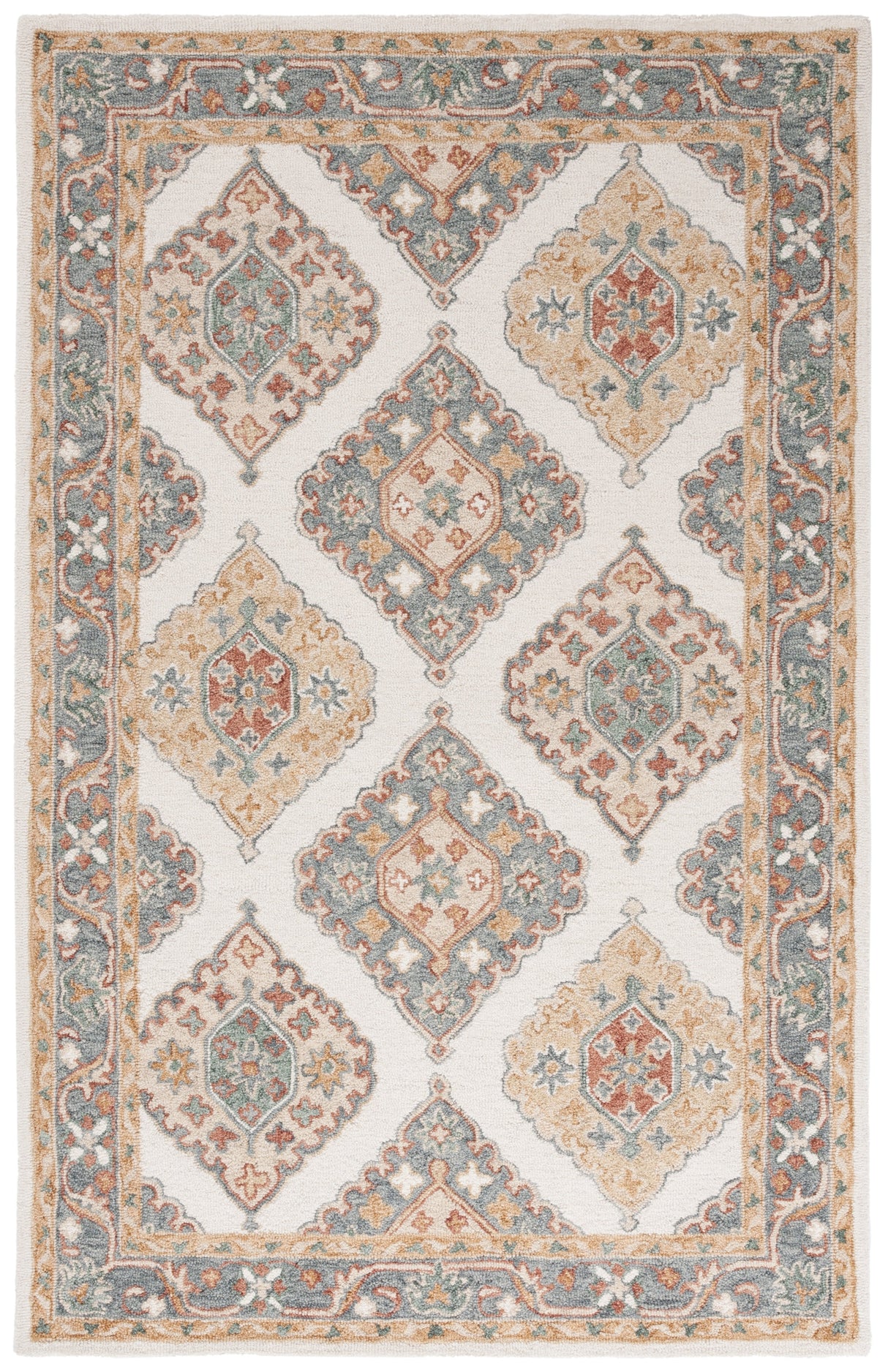 Safavieh Metro Met378A Ivory/Grey Rug.