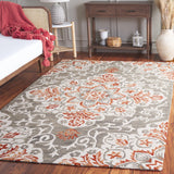 Safavieh Metro Met379F Grey/Rust Rug.