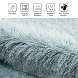 Amer Metro MET-45 Newborn Blue area rug - infographic view