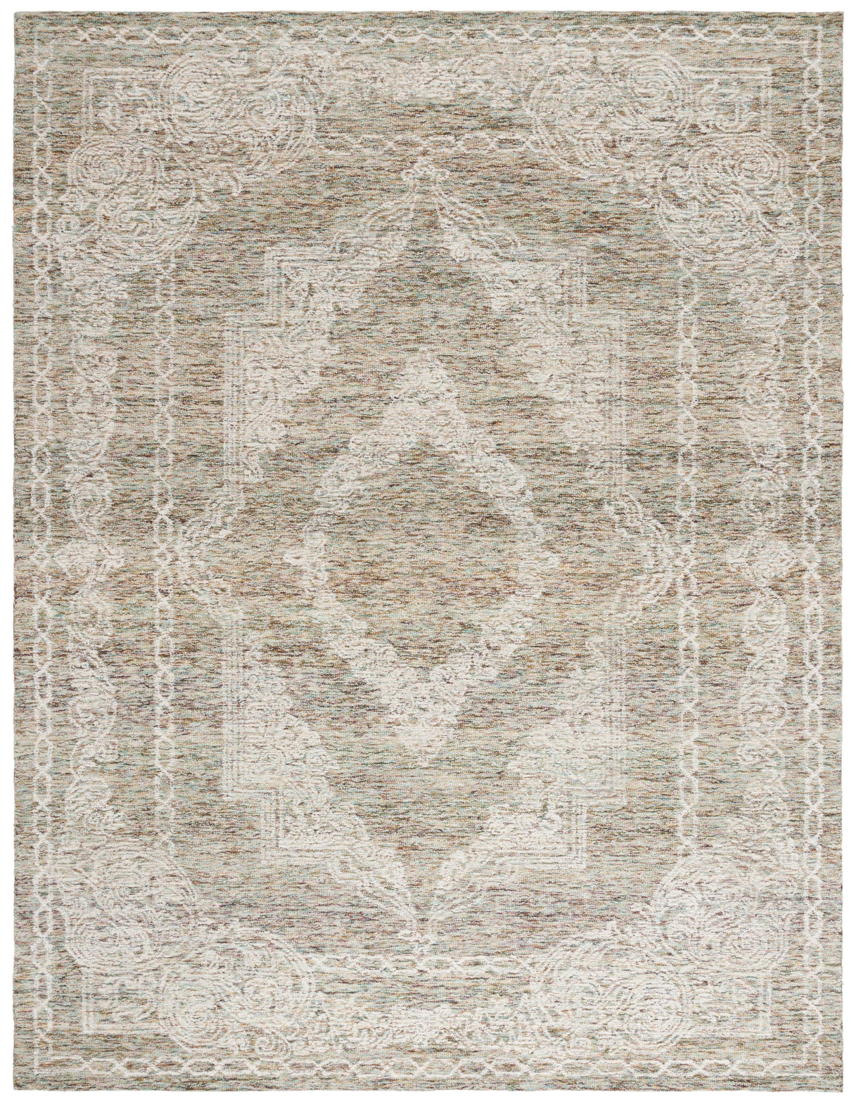 Safavieh Metro Met575J Teal/Ivory Rug.