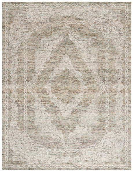 Safavieh Metro Met575J Teal/Ivory Rug.