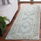 Safavieh Metro Met575L Light Blue/Green Rug.