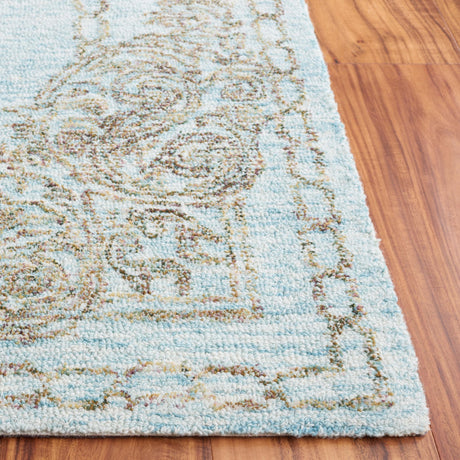 Safavieh Metro Met575L Light Blue/Green Rug.