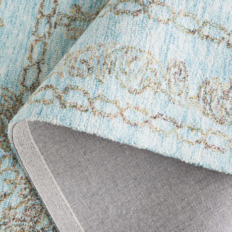 Safavieh Metro Met575L Light Blue/Green Rug.