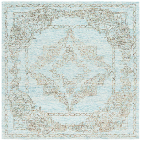 Safavieh Metro Met575L Light Blue/Green Rug.