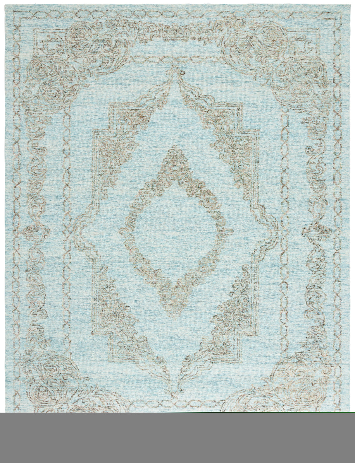 Safavieh Metro Met575L Light Blue/Green Rug.