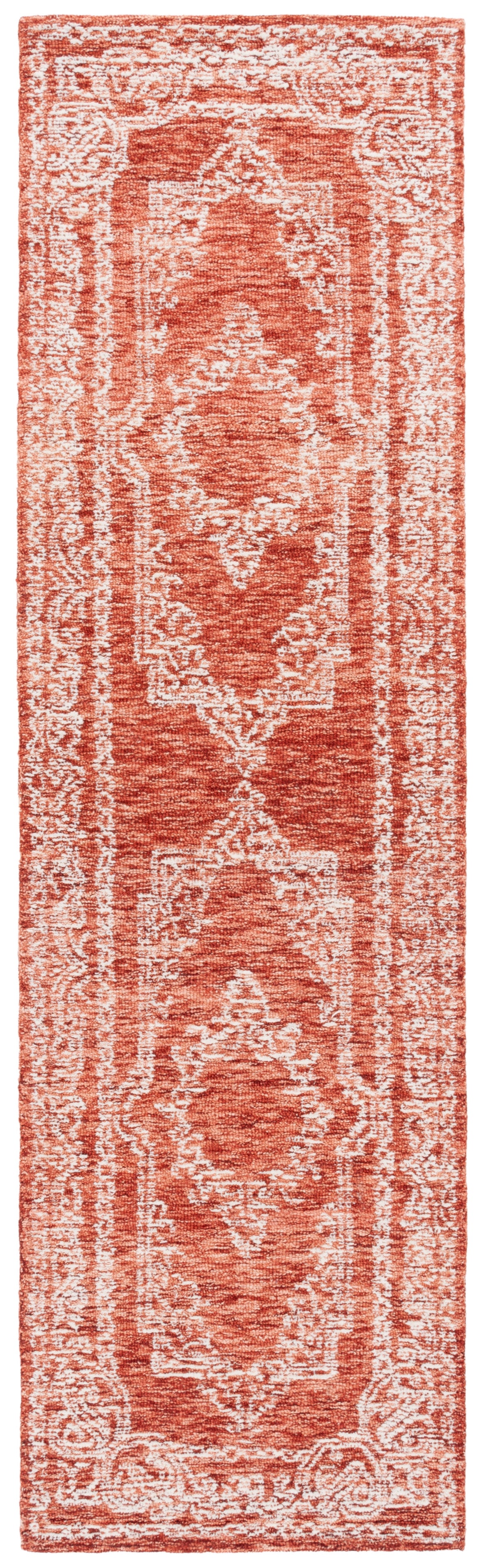Safavieh Metro Met575P Rust/Ivory Rug.