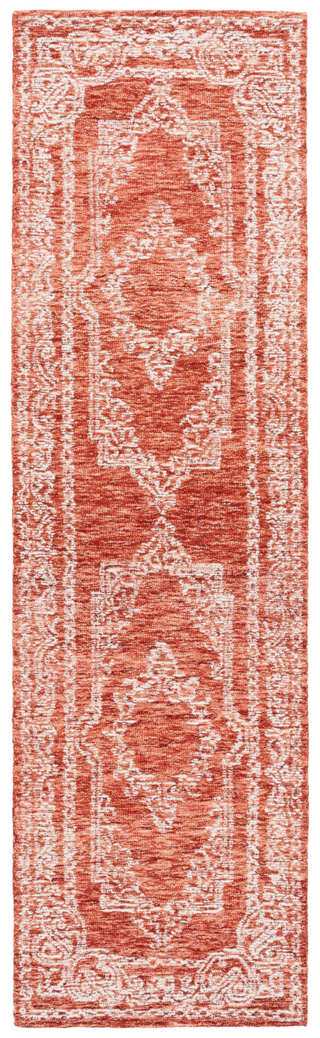 Safavieh Metro Met575P Rust/Ivory Rug.