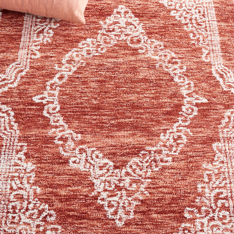 Safavieh Metro Met575P Rust/Ivory Rug.