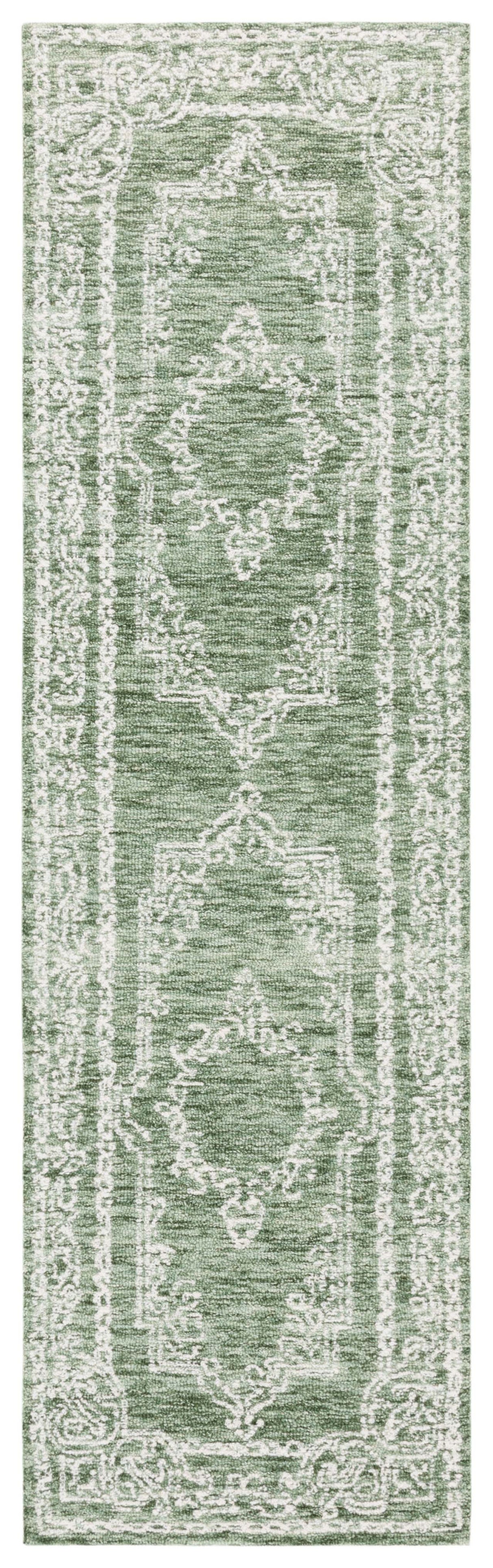 Safavieh Metro Met575Y Green/Ivory Rug.