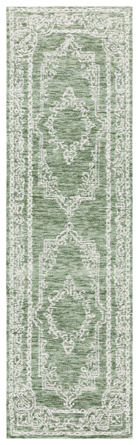 Safavieh Metro Met575Y Green/Ivory Rug.