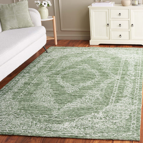 Safavieh Metro Met575Y Green/Ivory Rug.