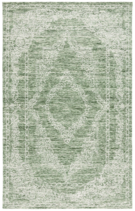 Safavieh Metro Met575Y Green/Ivory Rug.