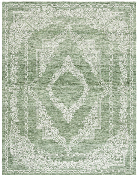 Safavieh Metro Met575Y Green/Ivory Rug.