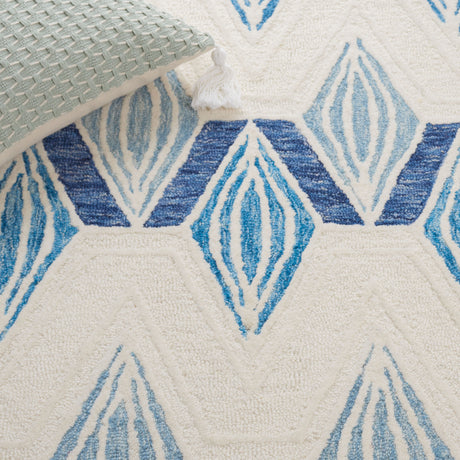 Safavieh Metro Met576A Ivory/Blue Rug.