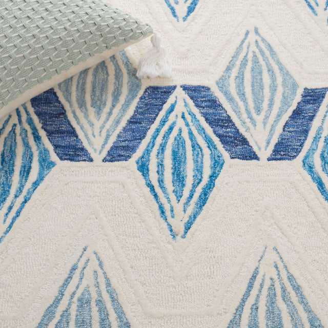 Safavieh Metro Met576A Ivory/Blue Rug.