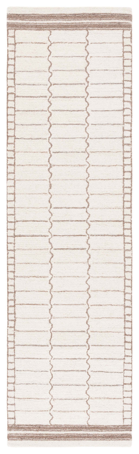 Safavieh Metro Met626A Ivory/Brown Rug.