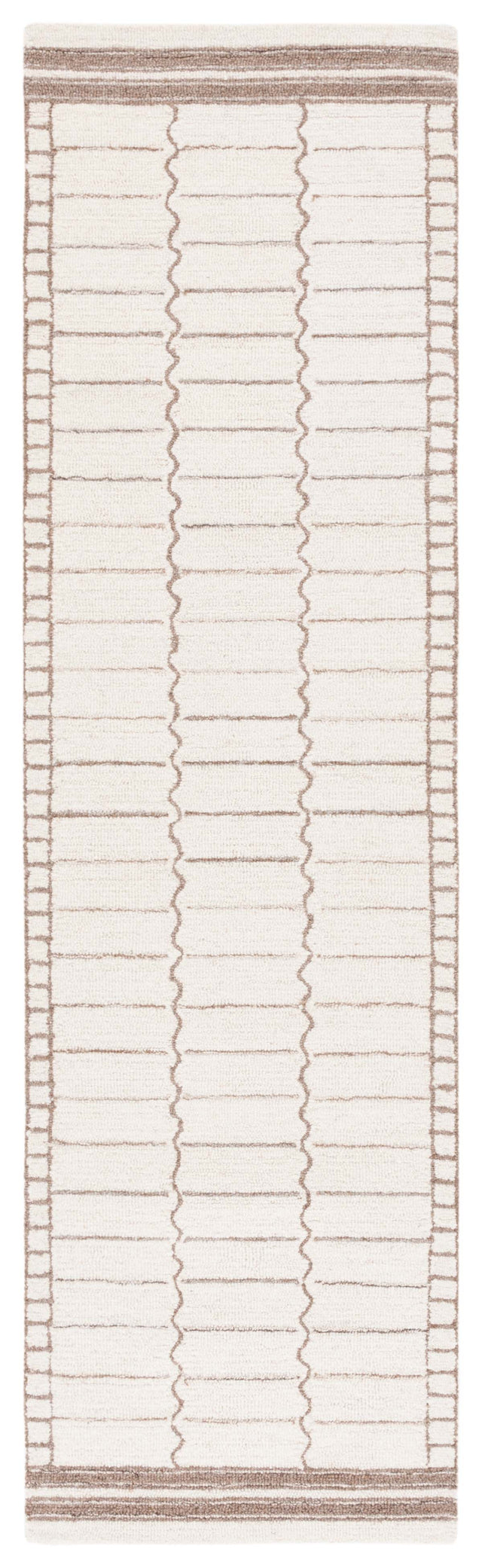 Safavieh Metro Met626A Ivory/Brown Rug.