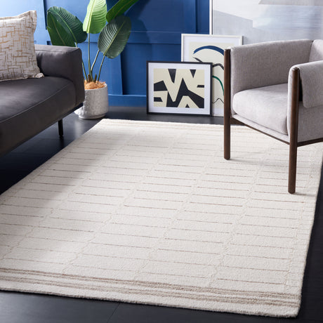 Safavieh Metro Met626A Ivory/Brown Rug.