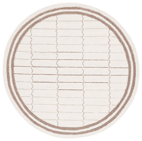 Safavieh Metro Met626A Ivory/Brown Rug.