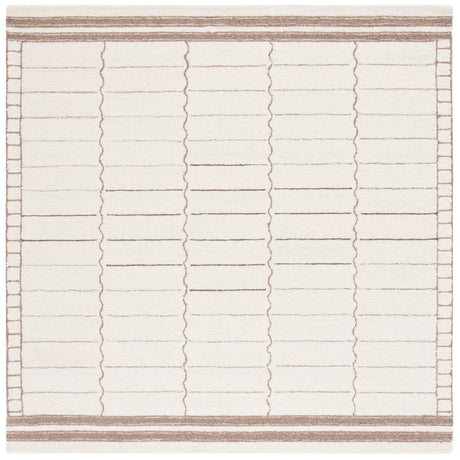 Safavieh Metro Met626A Ivory/Brown Rug.