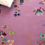 Safavieh Metro Met725V Purple/Green Rug.