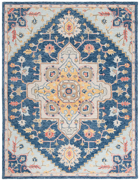 Safavieh Metro Met728N Navy/Beige Rug.