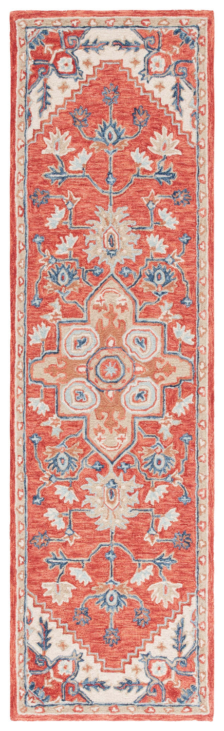 Safavieh Metro Met728Q Red/Beige Rug.