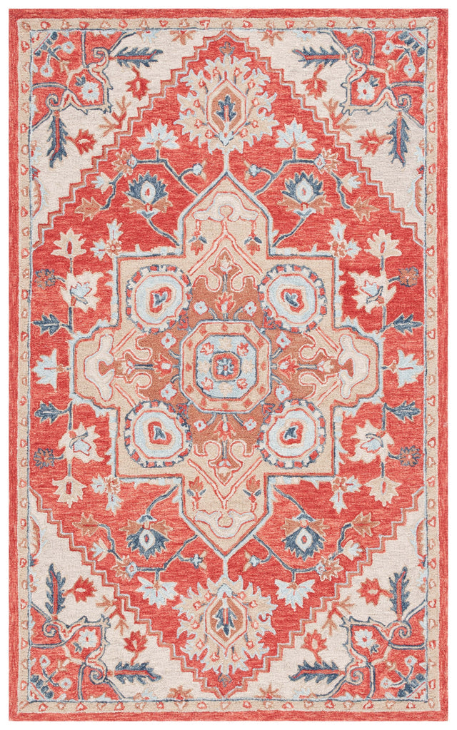 Safavieh Metro Met728Q Red/Beige Rug.