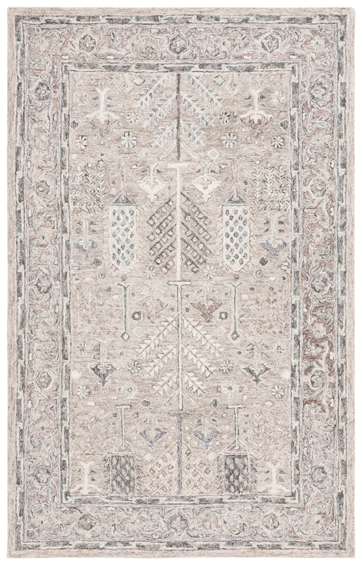 Safavieh Metro Met751F Grey/Ivory Rug.