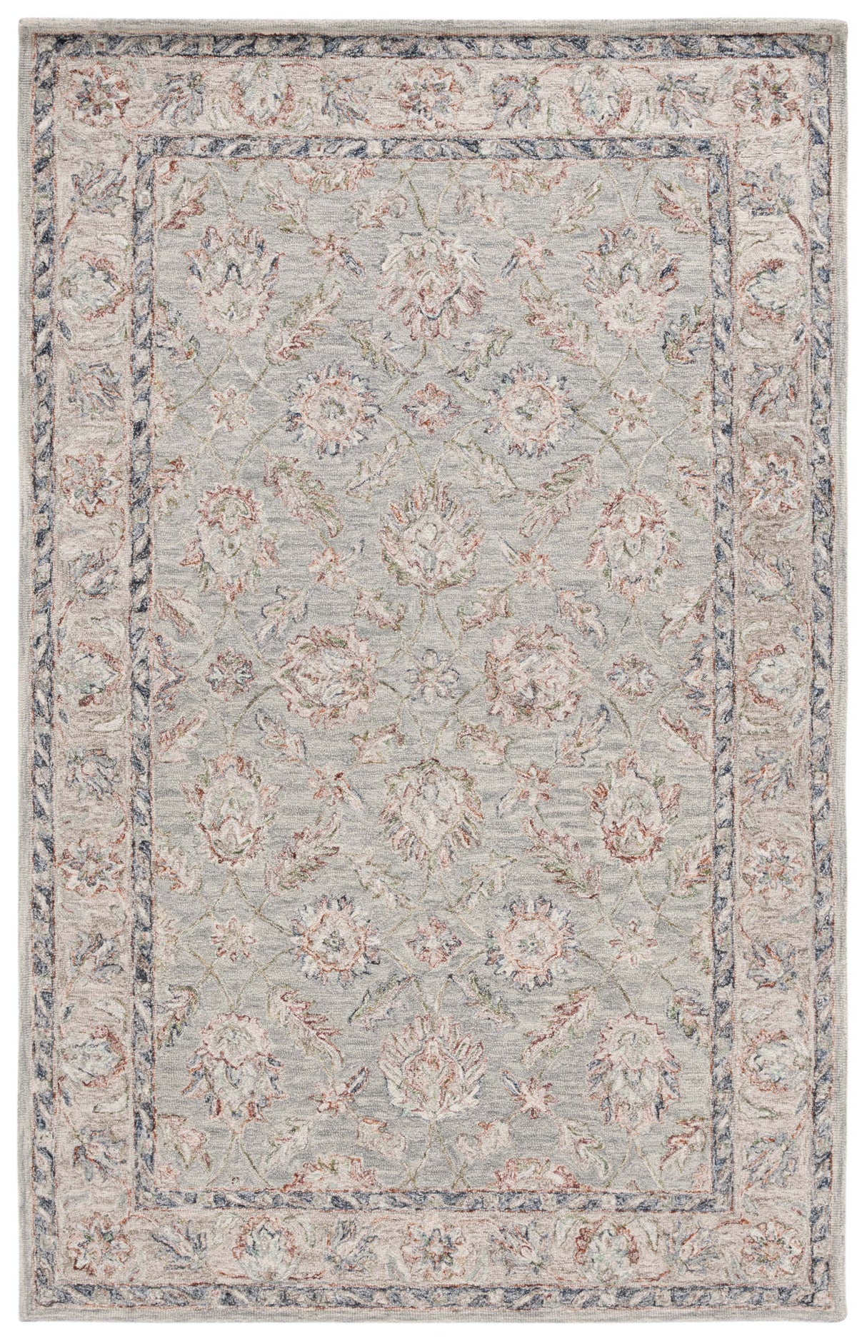 Safavieh Metro Met754F Grey/Rust Rug.