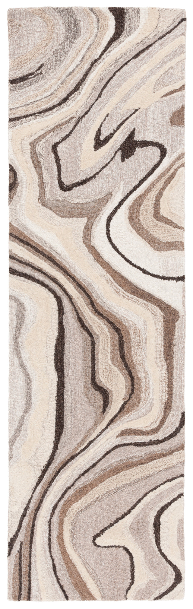 Safavieh Metro Met776T Brown/Ivory Rug.